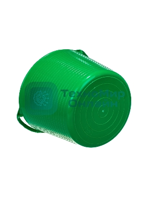 Ведро гибкое Сибртех сверхпрочное 14 л, зеленый