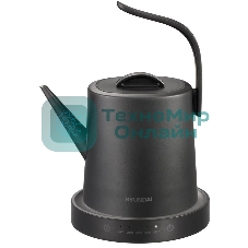 Чайник электрический Hyundai HYK-S5503 1 л, 1200 Вт, титан/титановый корпус: металл