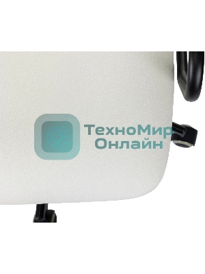 Кресло руководителя Бюрократ CH BALANCE белый экокожа крестов. металл черный