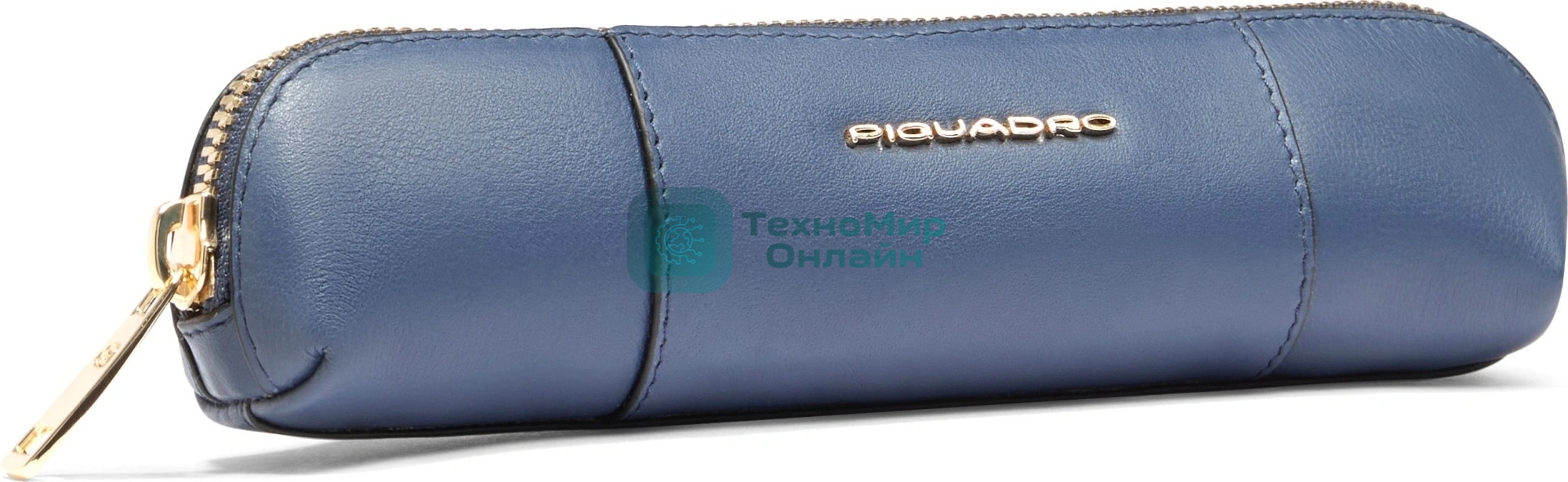 Чехол для ручки Piquadro Circle AC6474W92/BLU4 синий, натуральная кожа