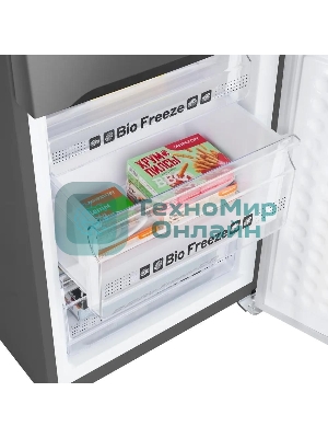 Холодильник Maunfeld MFF195NFIX10 нержавеющая сталь двухкамерный 252/98л морозилка снизу, No Frost