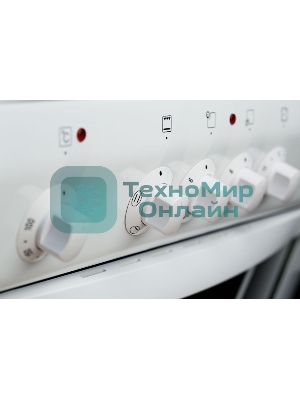 Плита электрическая De Luxe 506004.03ЭС белый, конфорок 4 шт, духовка 60 л, 50 см x 85 см x 60 см