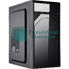 Компьютерный корпус KingPrice KPCC-MN208 черный без БП mATX 1x80мм 2x120мм 2xUSB 2.0 audio