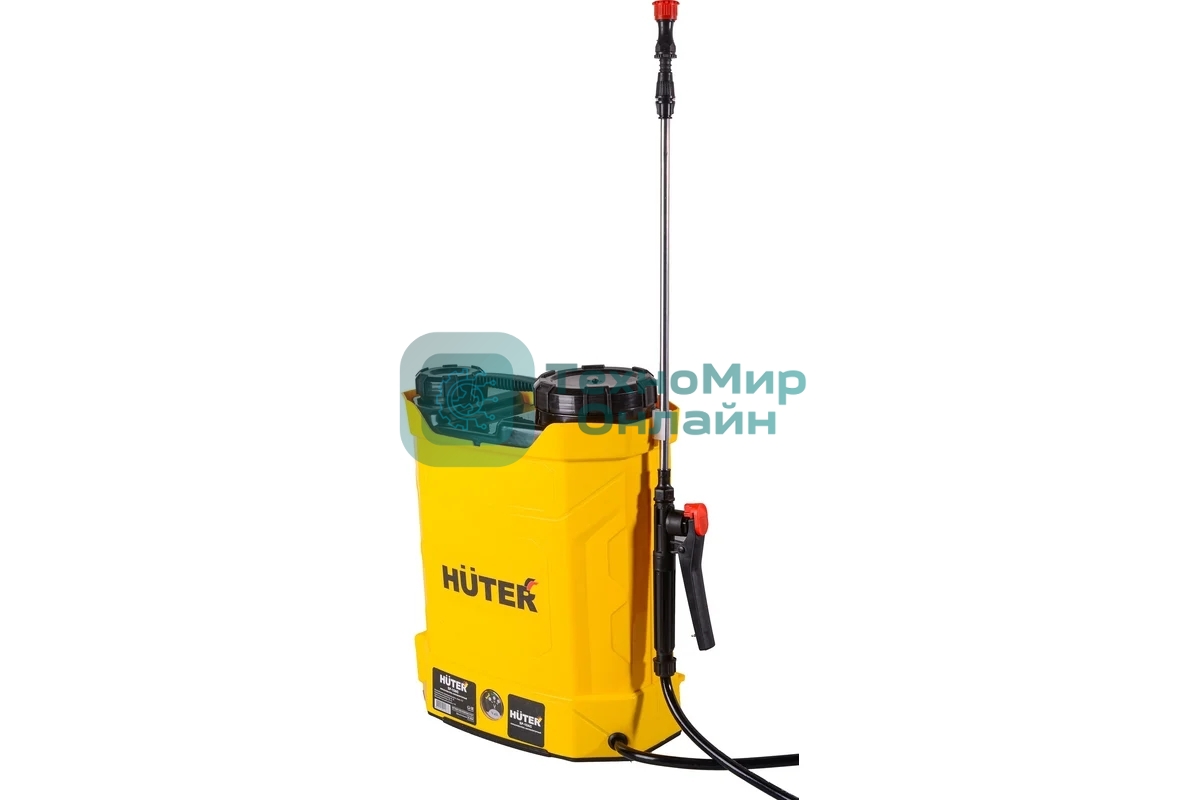 Опрыскиватель Huter SP SP-10AC аккум. ранц. 10л желтый/черный (70/13/52)