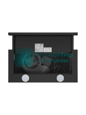Вытяжка телескопическая HOMSair Flat 60 Glass черный, 60 см, 520 куб. м/ч, 45 дБ