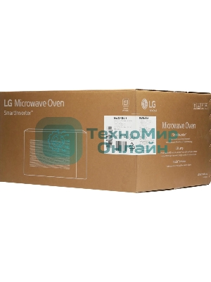 Микроволновая печь LG MW25R35GIS черный, 25 л, 1000 Вт, переключатели - сенсор