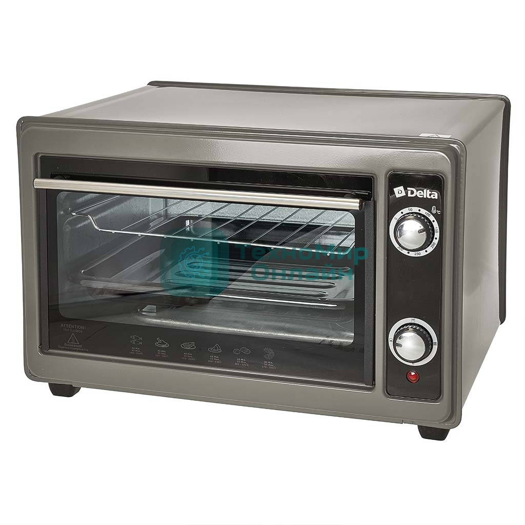 Мини-печь DELTA D-0122 серый