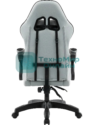 Кресло игровое Defender Savage серый/черн, класс 2, ткань