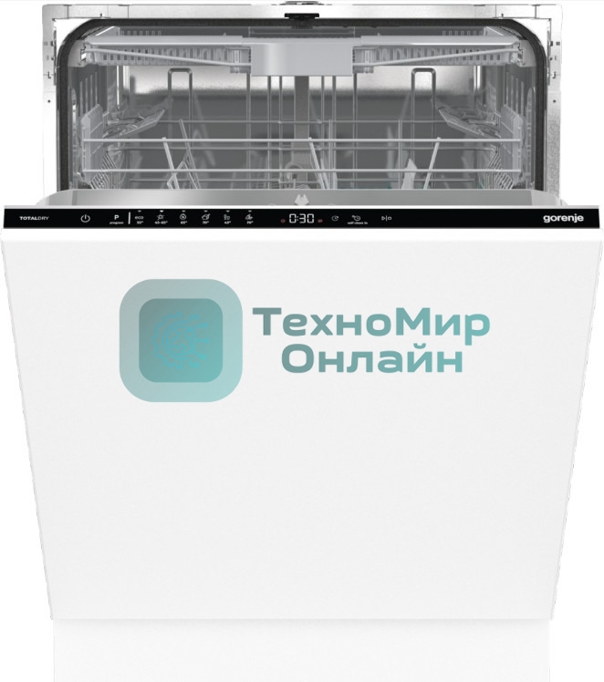 Встраиваемая посудомоечная машина Gorenje GV643D90, черный, 60 см, 16 компл., 45 дБ, класс A+++