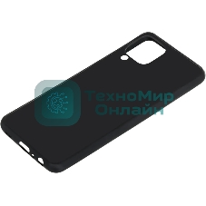 Чехол (клип-кейс) BORASCO Silicone Case, для Samsung Galaxy A22/M22, черный