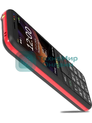 Мобильный телефон TeXet TM-315 черный-красный