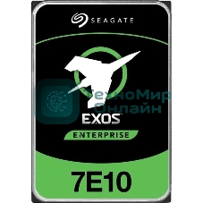 Жесткий диск Seagate HDD SAS 6Tb Exos 7E10 7200 12Gb/s 256Mb 1 year warranty (replacement ST6000NM020B, ST6000NM029A, MG08SDA600E)