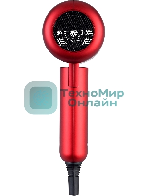 Фен Starwind SHD 6060 красный, 1600 Вт, компактный