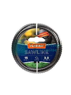 Леска Sawline D 3,0 мм L 15 м (квадрат,пилообразный профиль) 300-15-5 на пластиковой обойме,блистерн