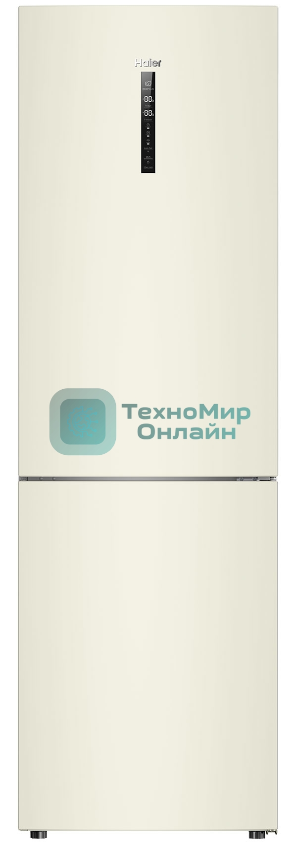 Холодильник Haier C2F636CCRGU1 бежевый, двухкамерный, 256/108л, морозилка снизу, No Frost