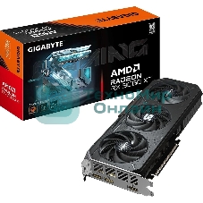 Видеокарта Gigabyte PCI-E 5.0 GV-R9060XTGAMING OC-16GD 1.0 AMD Radeon RX 9060XT 16Gb 128bit GDDR6 2210/20000 HDMIx2 DPx2 HDCP Ret
