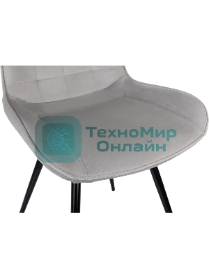 Стул для дома Бюрократ CH-K2_4 комплект 4 шт св. серый Holland 09 металл черный на ножках