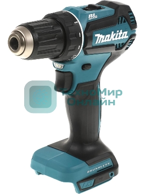 Дрель-шуруповерт Makita DDF485Z, 18 В, 0 Ач, 50 Нм, бесщеточный