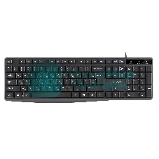 Клавиатура проводная Oklick 145M, USB, черный