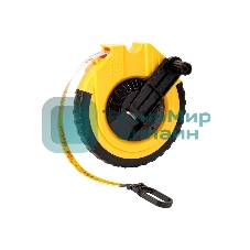 Мерная лента Deli DL9820ZY 20м x 14.5мм Ударопрочный корпус. Основной класс точности. Метрическое полотно из стекловолокна и ПВХ.