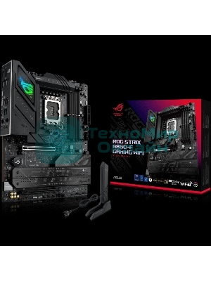 Материнская плата ASUS ROG STRIX B860-F GAMING WIFI, LGA 1851, Intel B860, 4xDDR5, 4xSATA, 4xM.2, 1xPCIe 5.0 x16, 1xPCIe 4.0 x16, 1xDP, 1xHDMI, 1x 2.5Gb LAN, 1xUSB 20Gbps, 1xUSB 10Gbps, 6xUSB-A 5Gbps, 2xUSB 2.0, 3x3.5 мм, 7.1, ATX