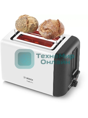 Тостер Bosch TAT3P421 970Вт белый