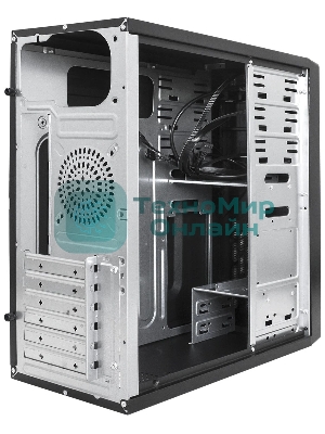 Компьютерный корпус Miditower ExeGate CP-606U-UNS500 (ATX, БП UNS500 с вент. 12см, 1хUSB/1хUSB 3.0, аудио)