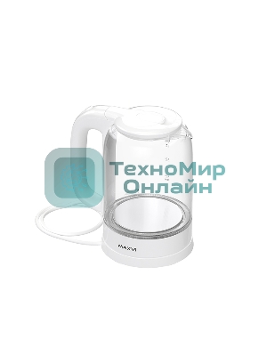 Чайник электрический Maxvi KE1741G белый
