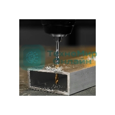 Сверло спиральное по металлу Denzel 4 x 75мм, Р6М5, Golden Tip