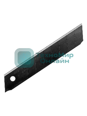 Лезвия Denzel 18 мм, сталь SK4 - 0,5 мм, супер острые, 5 шт.