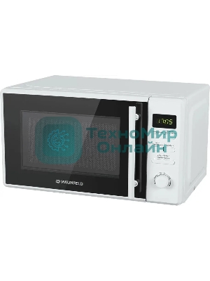 Микроволновая печь Maunfeld MFSMO.20.7TWH белый, 20 л, 700 Вт, переключатели - кнопки, поворотный механизм