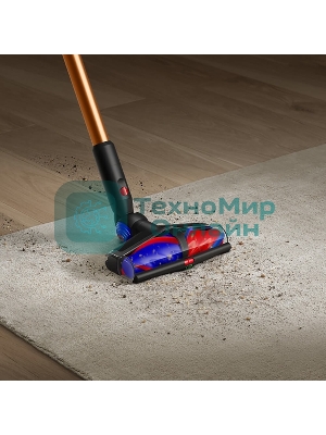 Пылесос вертикальный Dyson V16 Piston animal оранжевый/черный, питание от аккумулятора, 315 Вт, уборка сухая, пылесборник 1.3 л