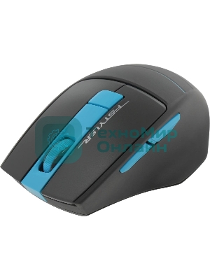 Мышь беспроводная A4Tech Fstyler FG30S серый/синий, 2000 dpi, радиоканал, USB, кнопки - 5