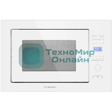 Микроволновая печь встраиваемая Maunfeld MBMO.25.7GW белый, 25 л, 900 Вт, переключатели - сенсор