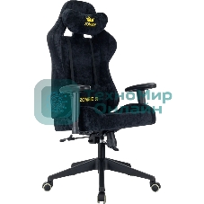 Кресло игровое Zombie 51 черный Light-20 крестов. пластик