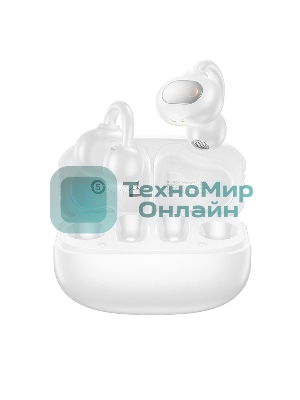 Наушники TWS Borofone FQ14 белый, вкладыши, Bluetooth, до 4 ч