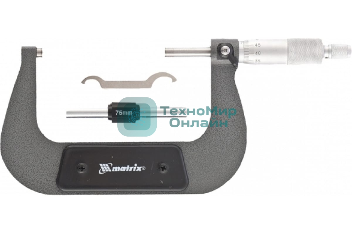 Микрометр механический Matrix, 75-100 мм