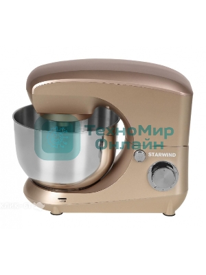 Миксер планетарный Starwind SPM5181 1300 Вт, золотистый
