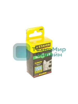 Скобы для степлера плоские STAYER 14 мм тип 140, 1000 шт