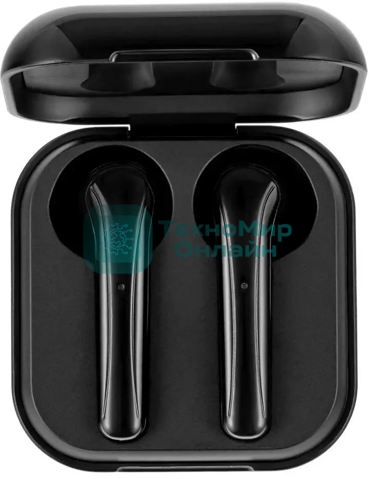 Наушники TWS uBear Vibe черный, вкладыши, Bluetooth, до 4 ч