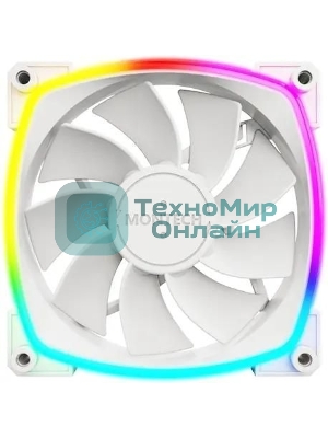 Вентилятор для корпуса MONTECH RX120 PWM белый, 120 мм, 1600 об/мин, 27 дБ, 4 pin