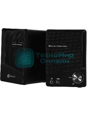 Акустическая система Oklick OK-126 2.0 черный 6Вт