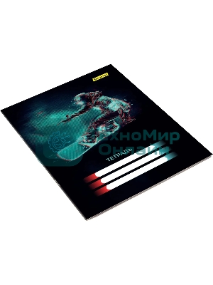 Набор тетрадей Silwerhof 2001671 18 листов, линейка, A5, Спорт 4 дизайна, мелованный картон, водный лак, скрепка (упаковка: 4шт)