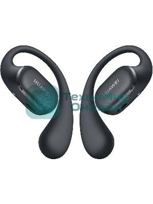 Наушники TWS Huawei FreeArc (Moose-T00) черный, открытые (накладные с дужкой), Bluetooth, до 7 ч
