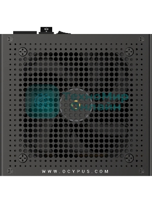 Блок питания Ocypus Iota P1000 (Iota-P1000-G1FFBK024X-EU), 1200Вт, 80 PLUS Gold, 120мм, модульный, черный
