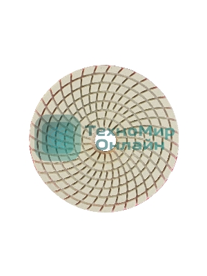 Круг PATRIOT алмазный гибкий шлифовальный АГШК Ø100 мм P400 - вод.охл.