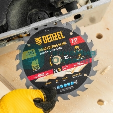Пильный диск по дереву Denzel ф185х 20 мм, 24 зубьев 733307