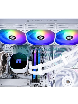 Система жидкостного охлаждения Thermalright Frozen Horizon 360 V2 Soc-AM5/AM4/1200/1700/1851 белый 4-pin 29.5dB Al Ret (F-HORIZON-360-WH-V2)