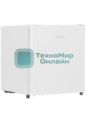 Холодильник Ascoli ASRI50 белый однокамерный 44/2л морозилка сверху