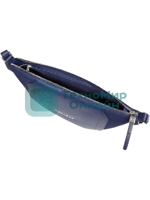 Сумка женская Piquadro Lyra CA6950W92T/BLU темно-синяя нейлон/натур.кожа
